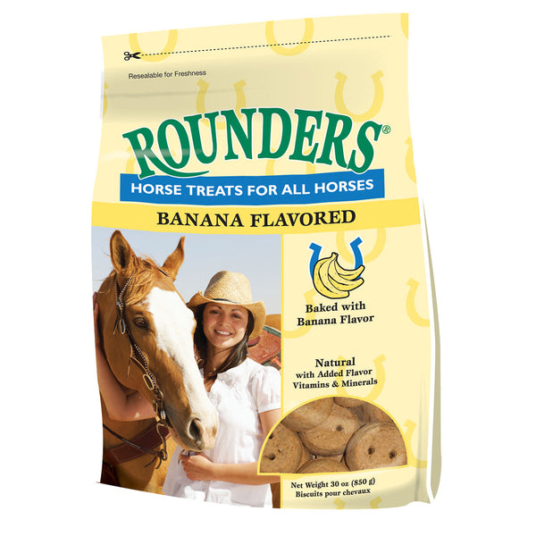 Blue Seal Rounders Banana Horse Treats 30 oz